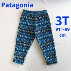 patagonia パタゴニア　幾何学模様パンツ 3T　フリースパンツ