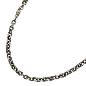 クロムハーツ Chrome Hearts PAPER CHAIN 18/ペーパーチェーン18inch シルバーネックレス 中古 SJ02