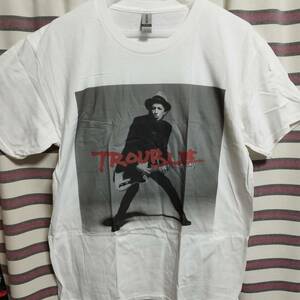 Keith Richards キースリチャーズ バンドTシャツ『TROUBLE』【L】ローリングストーンズ Rolling Stones　ミックジャガー 新品