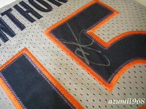 ★本物 CarmeloAnthony Syracuse#15 直筆サインジャージおまけ付