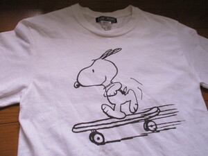 SURF BRAND　スヌーピー　白　Tシャツ　Sサイズ　PEANUTS　スケボー　スケーター　SNOOPY