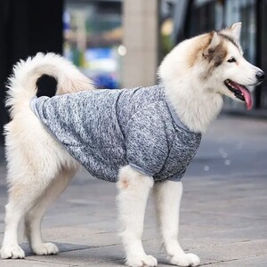 犬服 Dog ペット服 セーター 冬服 秋服 裏起毛 グレー 3XL ジャーマンピンシャー シュナウザー ダックスフンド 日本スピッツ ビーグル