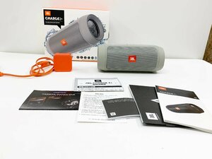 訳アリ ジェイビーエル JBL CHARGE2＋（チャージ2プラス）スプラッシュプルーフ対応 Bluetooth スピーカー グレー