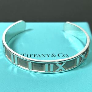 【ティファニー】基準内 TIFFANY&Co. カフバングル アトラス ATLAS シルバー925 バングル ブレスレット アクセサリー メンズ レディース　