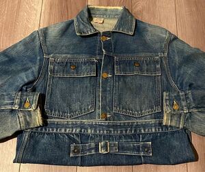 博物館級 超絶SPECIAL 40s CARHARTT DENIM JACKET with buckle back ,heart label カーハートデニムジャケット ハートタグ(検30s 50s 60s)