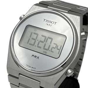 TISSOT/ティソ PRXデジタル T137263 35mm　ギャラ/箱付き 腕時計 ステンレススチール クオーツ 銀色文字盤 メンズ