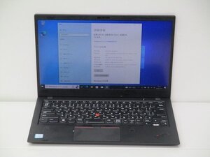 【1円スタート】lenovo ThinkPad X1 Carbon 6th Gen 20KGS3LV01 Core i5 8350U 1.7Ghz 16GB 256GB(SSD) 14インチ FHD Win10 Pro 64bit