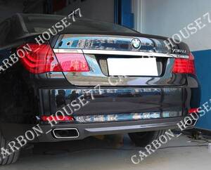 ★BMW 730Li 740i 740Li 750i 750Li 760i F01 F02 OEM カーボン リア ディフューザー 左右2本出 2009-2015《交換タイプ》☆