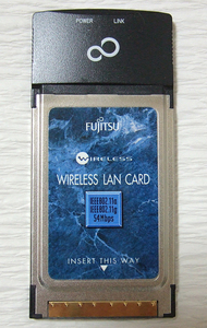 送料無料 ジャンク 富士通 Fujitsu ワイヤレス LAN カード FMV-JW482 Wifi IEEE802.11a IEEE802.11b/g 54Mbps 中古