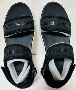 ★　☆未使用保管品☆　PUMA　W SPORTIE SANDAL　スポーティサンダル　ブラックベース　381172　38 / 24cm　プーマ　靴　★