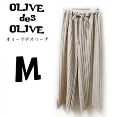 OLIVE des OLIVE　ワイドパンツ　プリーツパンツ　ガウチョパンツ