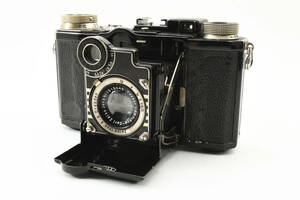 1円～希少＊ツァイスイコン Zeiss Ikon スーパーネッテル Super Nettel I Tessar 5cm 50mm F2.8 ブラック 蛇腹 スプリングカメラ