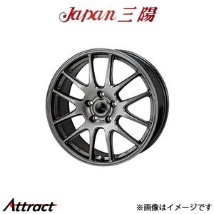 ジャパン三陽 ザック JP-205 アルミホイール 1本 MPV LY3P(18×7.5J 5-114.3 INSET48 ブラックシルバー)Japan三陽 ZACK JP-205