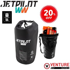 ジェットパイロット JETPILOT 防水バッグ セール 20%オフ 送料380円 ベンチャー ドライ セーフ バッグ 5L ACS21908 マットブラック