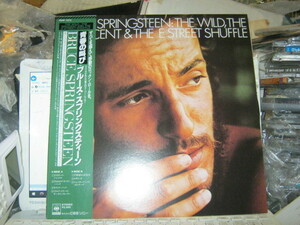 BRUCE SPRINGSTEEN ブルーススプリングスティーン / 青春の叫び THE WILD,THE INNOCENT AND THE E STREET SHUFFLE 帯付LP