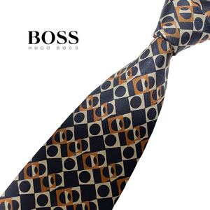 HUGO BOSS ネクタイ パターン柄 ヒューゴ ボス USED 中古 m195