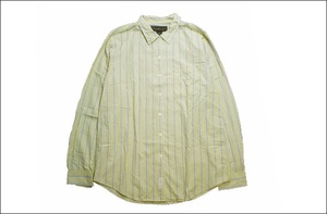 【L】 Abercrombie & Fitch アバクロンビー & フィッチ 長袖 シャツ ストライプ 柄 ビンテージ ヴィンテージ USA 古着 オールド GD373