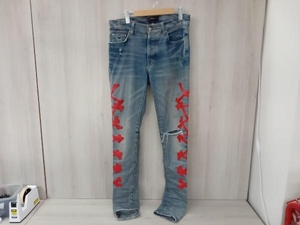 AMIRI TOKYO XO BONES JEAN CLAY INDIGO ジーンズ　アミリ　サイズ32 ブルー 店舗受取可