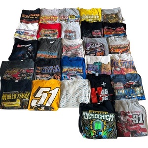 NASCAR　Tシャツ　アメリカ古着 レーシング　車　バイク　プリント　半袖　27着　セット　まとめ売り　HASE GILDAN　洗濯済み　メンズ