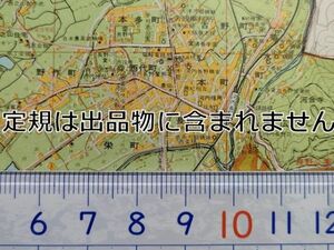 mC27【地図】昭和46年 河内長野市 [バス路線・停留所名入 千代田学院 住吉織物 大阪敬老院 東洋石綿 吉年可鍛鋳鉄 高向中 楠郷小 川上中