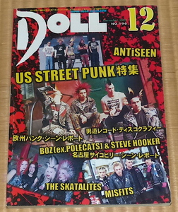 2003 12 No.196 DOLL｜ドール ☆ US STREET PUNK 特集　MISFITS　TELEVISION　BOZ (ex.POLECATS) & STEVE HOOKER