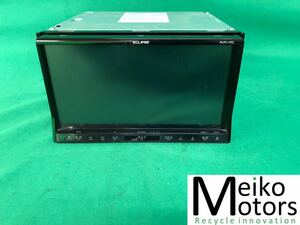 MQ049 中古 イクリプス ECLIPSE カーナビ メモリーナビ AVN-V02 CD/DVD/地デジ/MP3/WMA/USB/iPod対応 7型ワイド 2DIN 動作未確認