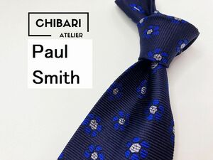 【超美品】PaulSmith　ポールスミス　ドット柄 ネクタイ 3本以上 送料無料 メンズ ネイビー　1104233