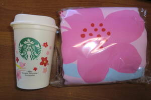 Starbucks スターバックス オリガミ シーズナルコレクション スプリング 　リユーザブルカップ1個+さくらクロス1枚　コーヒーなし