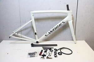 □SPECIALIZED スペシャライズド S-WORKS カーボンフレーム リフレックスファインゴールドパールオーバーホワイト 2024年 56size 超美品