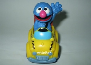 ☆SESAME STREET☆GROVER☆HASBRO☆セサミストリート☆グローバー☆ダイキャスト☆ミニカー☆人形