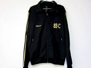 デッドストック激レア!アディダスオリジナルス83-Cトラックトップジャージ黒×金M(日本O)