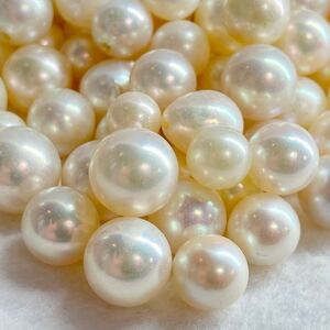 大量!!［本真珠おまとめ］J 100g/500ct 約8-9.5mm珠 pearl パール アコヤ 淡水 ケシ ジュエリー jewelry 裸石 宝石 ①