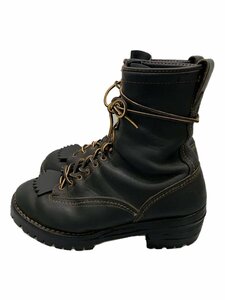 WESCO◆HIGHLINER/ブーツ/US10.5D/ブラック/レザー/ウエスコ