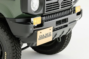 ダムド 【JIMNY “little G. TRADITIONAL”】 フロントバンパー マットブラック×ピアノブラック ジムニー JB64W 個人宅不可 離島は要確認