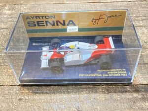 PMA 1/43 マクラーレン コスワース MP4/1C A.セナ シルバーストーン テスト 1983 11月11日 540834307 [23-9078]