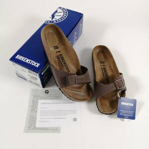 【新品】【MOCCA/38】BIRKENSTOK MADRID US7.0 UK5 / ビルケンシュトック マドリッドサンダル モカ モカブラウン サンダル (#DAGJ5）