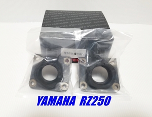 新品　ヤマハ RZ250 RZ350　キャブレターインシュレーター 2個セット　キャブレター ジョイント インマニ