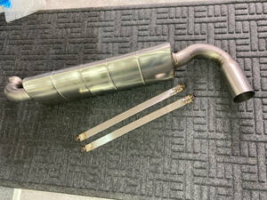 ★ポルシェ 964 ボルケーノ製 チタン STREET SPEC MUFFLER マフラー 排気管 新品　音うるさ目　