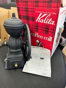 Kalita カリタ DIA coffee mill ダイヤ・コーヒーミル ブラック 珈琲 手動 手挽き 豆挽き 鋳物 鋳鉄製 アンティーク