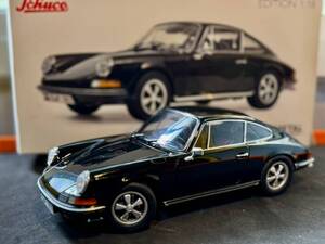 ★☆ポルシェ911S クーペ 1973 - Schuco 1/18 ほぼ新品☆★