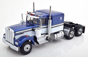 Road Kings 1/18　Kenworth W900　ブルー　トレーラー　ヘッド