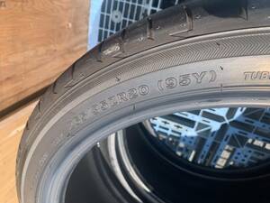 引き取り可能 超バリ山 265/35R20 ブリヂストン POTENZA S001 製造年数10年 残溝約7.0 7.1㎜ 2本セット MADE IN JAPAN