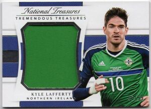 46/99【KYLE LAFFERTY/北アイルランド代表】18 PANINI NATIONAL TREMENDOUS TREASURES JERSEY ジャージカード 2018