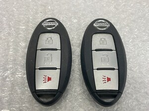 希少 日産 インテリジェントキー 3ボタン 2個 パニックボタン ランプ付き 検 キーレス 日産 北米 USDM 輸出 逆輸入 INFINITI