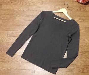 【N. NATURAL BEAUTY BASIC】カーキ長袖ニットカットソーM★新品♪