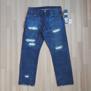 W36 Levi’s Fenom 505 Combination DISCO Decoration Crush Customize リーバイス フェノム クラッシュ ディスコ 36インチ 藤原ヒロシ hf