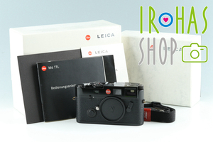 Leica M6 TTL 0.85 NSH Black Paint With Box #41890K