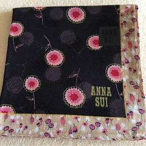 アナスイ ANNA SUI ハンカチ 花柄 未使用F