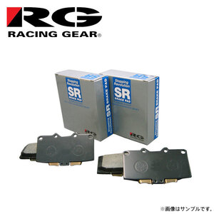 RG レーシングギア SR ブレーキパッド フロント用 アルテッツァ GXE10 H13.6～H17.7 AT タイプA 15インチ Fディスク