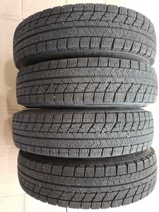 即決価格　ブリヂストン　VRX 145/80R13 　4本セット　送料無料　中古スタッドレスタイヤ